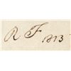 Image 3 : Two Original Hand-Drawn ROBERT FULTON Sketches Dated 1807 + 1813 R.F. Initialed