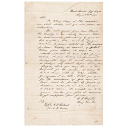 1861 CIVIL WAR Date Autograph Letter Signed ULYSSES S. GRANT, 18th President