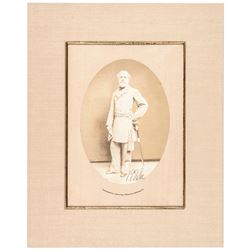 ROBERT E. LEE Autographed Photograph by J. Vannerson 77 Main Street Richmond Va.
