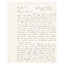 1847-Dated ZACHARY TAYLOR Mexican-American War Camp Autograph Letter Signed