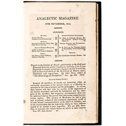 (DANIEL WEBSTER) His Personal Copy of The First Star Spangled Banner Printing