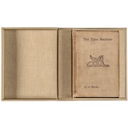 1895-Dated H.G. WELLS Autograph Note Signed w/ First Edition of The Time Machine