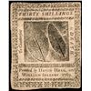 Image 2 : Colonial Currency, 1769 Pennsylvania Note Signed by JOHN NIXON, PCGS VF-30