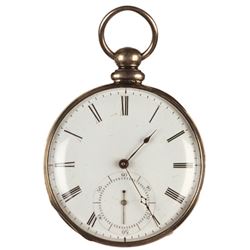 c.1820 GEORGE WASHINGTON Engraved Image Pocket Watch
