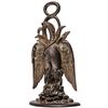 Image 2 : c. 1847 Mexican War Era Decorative Patriotic Cast Iron Eagle and Snake Doorstop