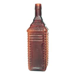 c. 1862, DRAKE’S PLANTATION BITTERS Bottle Quart, Encased Postage Stamp Related