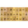 Image 2 : 1868 to 1896-Dated 27 AYERS, Encased Postage Stamp Related, Almanacs