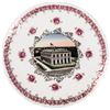 Image 1 : c 1900 Colorful Souvenir Plate titled: U.S. MINT, DENVER, COLO. Choice Near Mint