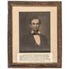 Image 1 : 1860s Rare ABRAHAM LINCOLN Platinum Photograph of the Butler Portrait by  Barker