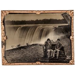 c. 1855-65 Civil War Era Ambrotype Early Vintage Antique Photograph