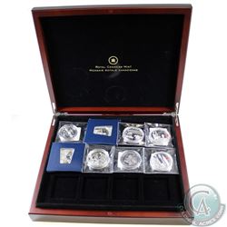 8x 2011 & 2012 Queen's Diamond Jubilee Fine Silver Proof Coins Sealed in Original Pouches with Delux