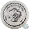 Image 1 : 2000 Australia 10 oz .999 Fine Silver Year of the Dragon Silver Coin (TAX Exempt)-capsule does not f