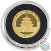 Image 2 : 2013 China 1/10oz Fine Gold Panda in Capsule (TAX Exempt)