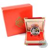 Image 1 : 1999 Macau Return To China Proof Sterling Silver with Gold Cameo Ship Coin. Coin comes encapsulated 
