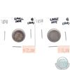 Image 1 : 1858 Small Date & 1858 Large Date Canada 5-cent Good (scratched) 2pcs.