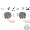 Image 1 : 1926 Near 6 5-cent VF & 1926 Far 6 5-cent F-VF. Both coins are scratched. 2pcs.