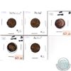 Image 1 : Group Lot 1972-1981 Error 1-cent Coins. You will receive the following: 1972 2x Clipped, 1980 Off Ce