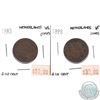 Image 1 : 1883 VG & 1898 VF Netherlands 2 1/2 cent Coins. 2pcs