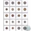 Image 2 : Estate Lot of 100x Various World Coinage Dated 1888-2004 in Plastic Pages. 100pcs