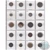 Image 1 : Lot of 20x Old World Coinage & Some Tokens from 1600s, 1700s, 1800s & 1900s. Some of the dates are u