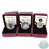 Image 1 : Lot of 3x RCM Coins - 2013 $3 Martin Short Presents Canada Fine Silver, 2014 $5 Alice Munro Fine Sil