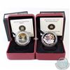 Image 1 : 2013 Canada 25-cent Coloured Mallard & 2014 $10 Fine Silver Coloured Pintail. 2pcs (TAX Exempt)