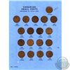 Image 2 : 1920-1972 Canada 1-cent Collection housed in Vintage Whitman Album. You will receive one of each dat