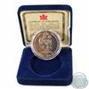 Image 1 : 1995 Canada 1oz $50 Eaton (WWF) .9999 Fine Silver Commemorative Gift Medallion in all original packa