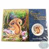 Image 1 : 2013 Tuvalu 50-cent Forest Babies Red Squirrel 1/2oz Fine Silver Coin in Display Card (TAX Exempt)