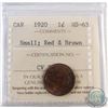 Image 1 : 1920 Canada Small 1-cent ICCS Certified MS-63 Red & Brown