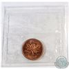 Image 2 : 1955 Canada 1-cent Hanging 5 Small Denticle SF ICCS Certified MS-65 Red