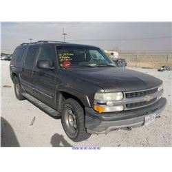 2002 - CHEVROLET SUBURBAN//REBUILT SALVAGE