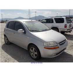 2006 - CHEVROLET AVEO // REBUILT SALVAGE