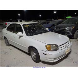 2005 - HYUNDAI ACCENT // BONDED TITLE
