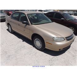 2002 - CHEVROLET MALIBU with TX Title