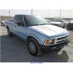 1996 - CHEVROLET S-10 with TX Title