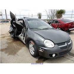 2004 - DODGE NEON // PARTS ONLY