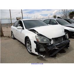 2005 - NISSAN ALTIMA // PARTS ONLY