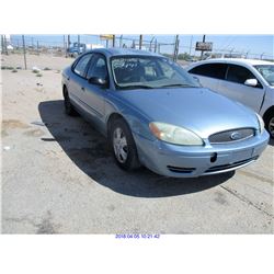2005 - FORD TAURUS // PARTS ONLY