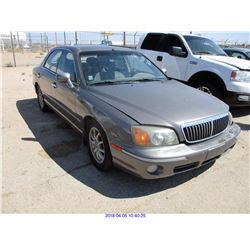 2001 - HYUNDAI XG300 // PARTS ONLY