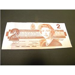 1988 CANADIAN 2 DOLLAR BILL