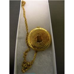 GOLD LOCKET WITH CHAIN (pawn shop item)