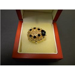 LADY BUG FINGER RING