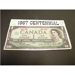 1967 CENTENNIAL DOLLAR BILL