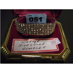 VINTAGE RHINESTONE BRACELET