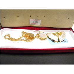 TIE CLIP & MATCHING BUTTERFLY TIE CLIP