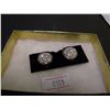 Image 1 : PAIR OF RHINESTONE STUDS