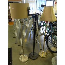 3 VINTAGE FLOOR LAMPS