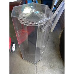 CLEAR PLASTIC POOL QUE DISPLAY CASE