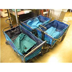 3 FOLDING CARTS